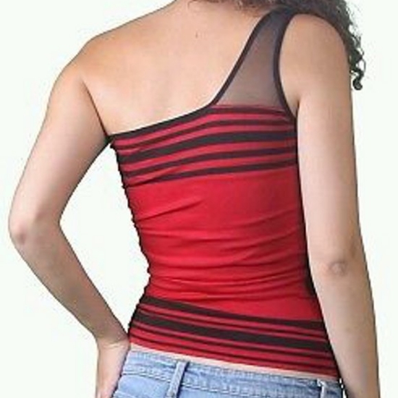 NWOT FGF one sleeve shirt with belt - Picture 3 of 3